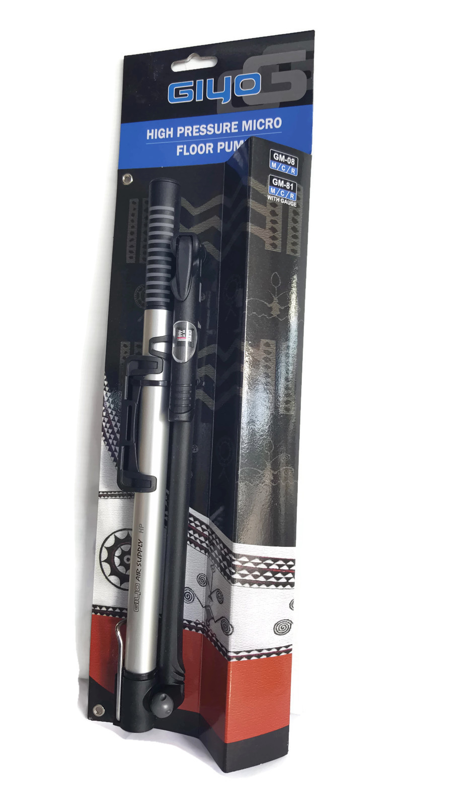 ที่สูบลม ยี่ห้อ GIYO ,GM-81 จากไต้หวัน แบบพกพา 140 PSI.สูบได้ทั้งจุ๊บเล็กและจุ๊บใหญ่