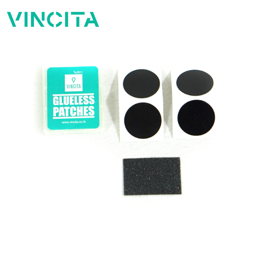 แผ่นปะยางไร้กาว 4 ชิ้น Vincita Glueless Patch Kit ,T009