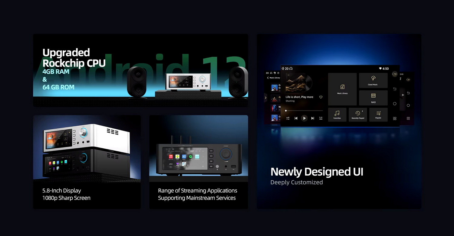 [สั่งจองล่วงหน้า] Shanling SM1.3 Hi-Fi Streamer DAC ระดับเรือธง รองรับ MQA Dual Hi-Res ประกันศูนย์ไทย