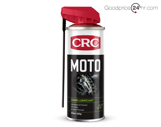 c-199. CRC MOTO CHAIN LUBRICANT สเปรย์หล่อลื่นโซ่ สําหรับรถบิ้กไบค์ 400ml