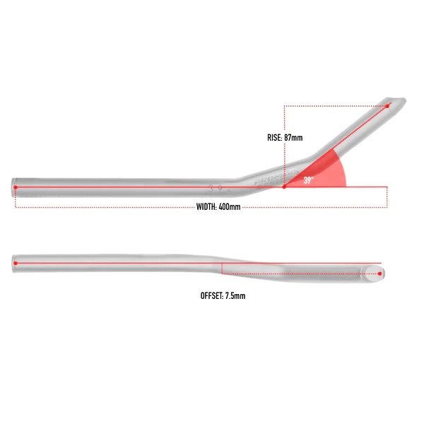 PROFILE DESIGN AEROBAR - SONIC ERGO แอโร่บาร์จักรยาน มีขนาด 39A , 52A