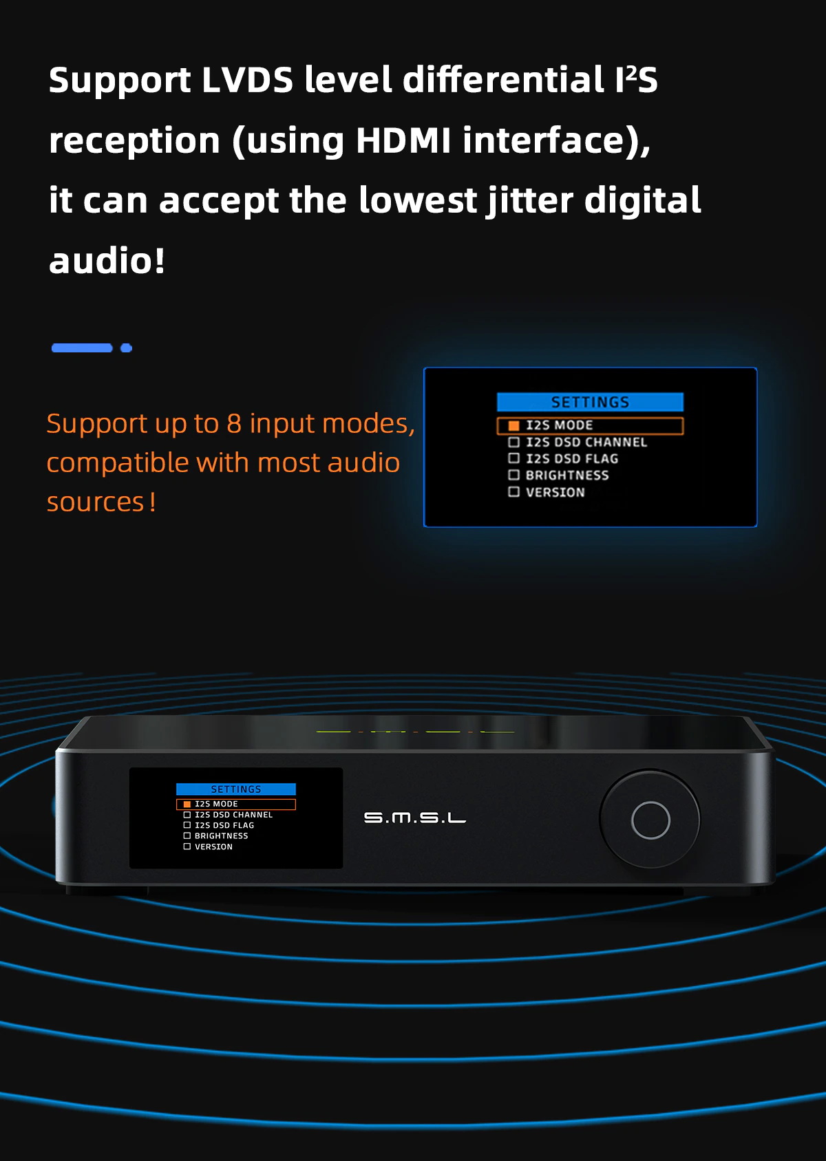 ขาย SMSL M400 DAC ตั้งโต๊ะระดับ High-End รองรับ MQA, UAT, LDAC ประกันศูนย์ไทย