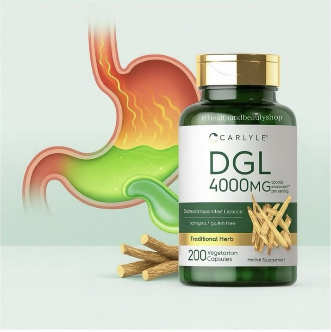 Carlyle DGL 4000 mg 200 Veg Capsules