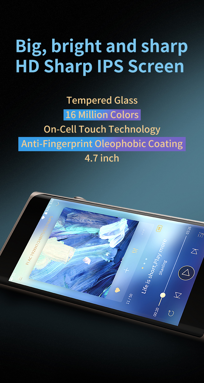 ขาย SHANLING M6 Pro DAP พกพาชิป Dual AK4497EQ รองรับ 32bit/768kHz , Dual Hi-Res