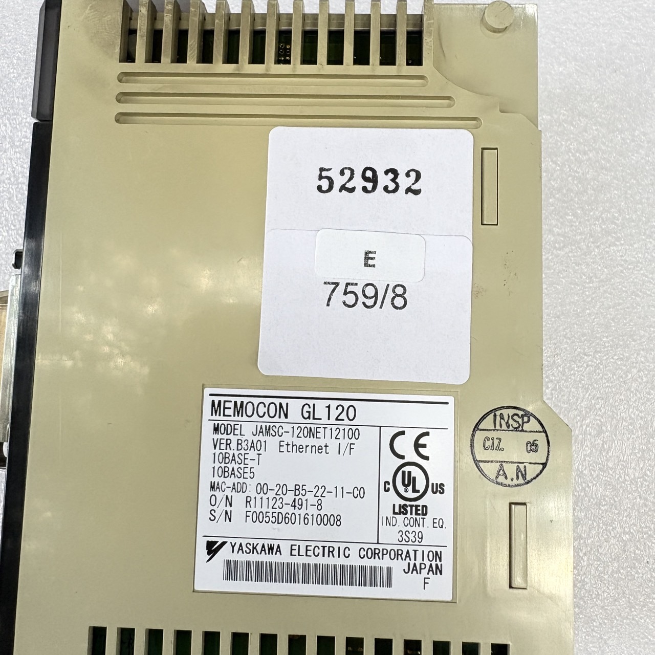 JAMSC-120NET12100 PLC " YASKAWA "
