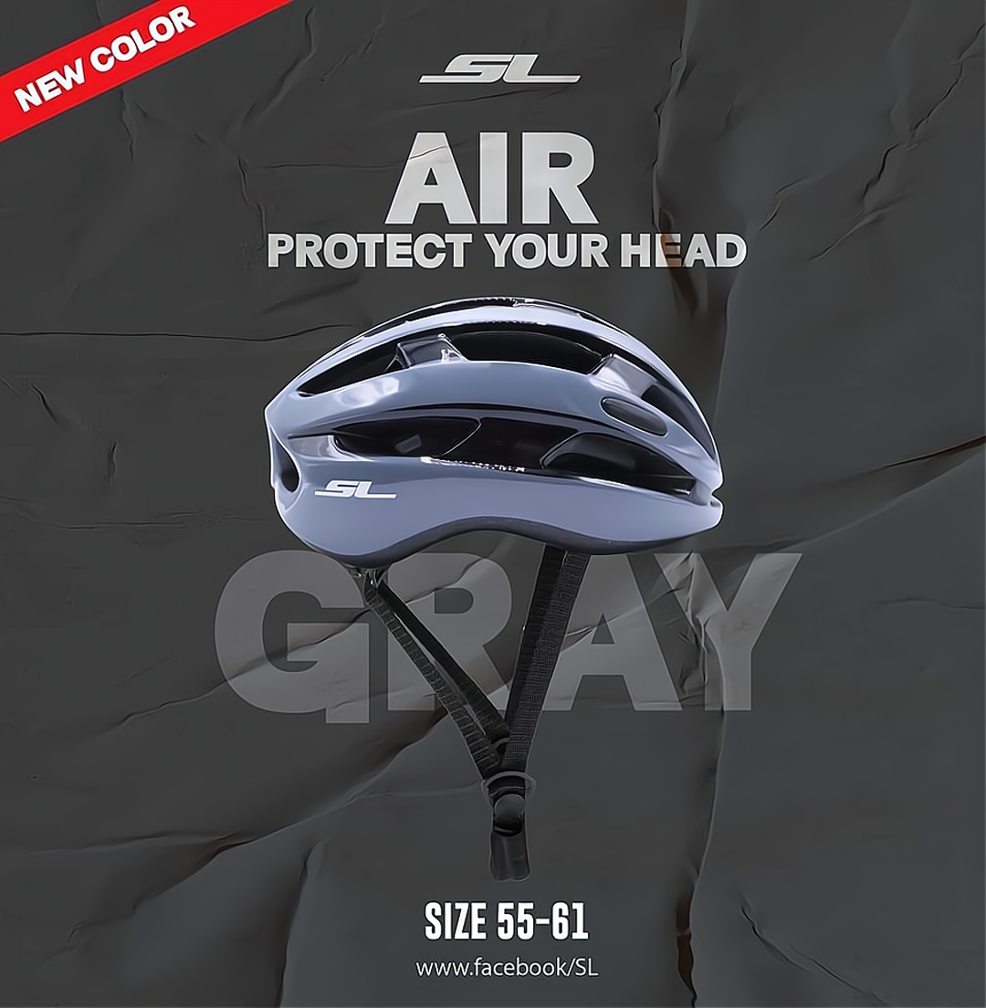 หมวกจักรยาน SL AIR SERIES Road Helmet น้ำหนักเบา และ ลู่ลม หมวก