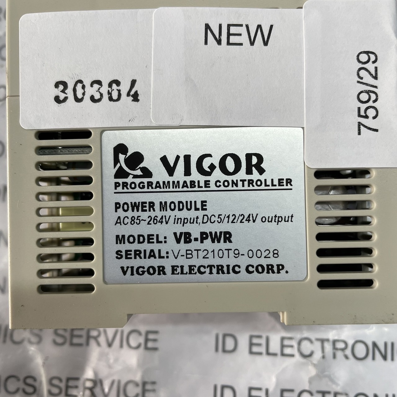 VB-PWR PLC " VIGOR "