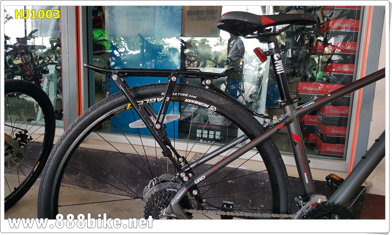 ตะแกรงท้ายทัวร์ริ่ง AL ALLOY REAR CARRIERแบบจับหูท้าย ,HJ1003 (SL-6672)