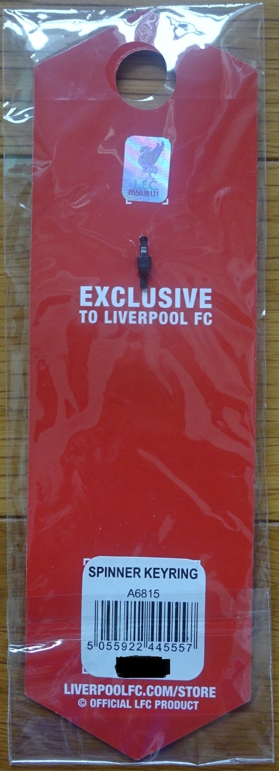 พวงกุญแจ ฟุตบอล สโมสรลิเวอร์พูล - ตราสโมสร LFC แบบหมุนได้ ใหม่ / LIVERPOOL Football Club Key Ring - SPINNER LFC Logo NEW