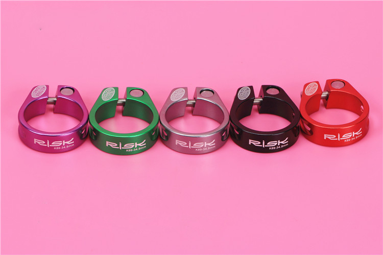 รัดหลักอาน RISK alloy Bolt Seatpost Clamp มีแต่ 31.8 (แบบยึดน็อต) K89