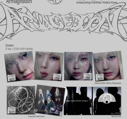 PRE. อัลบั้ม aespa The 1st Album [Armageddon] (MY Power Ver.) (Random) รอ 14-25 วัน