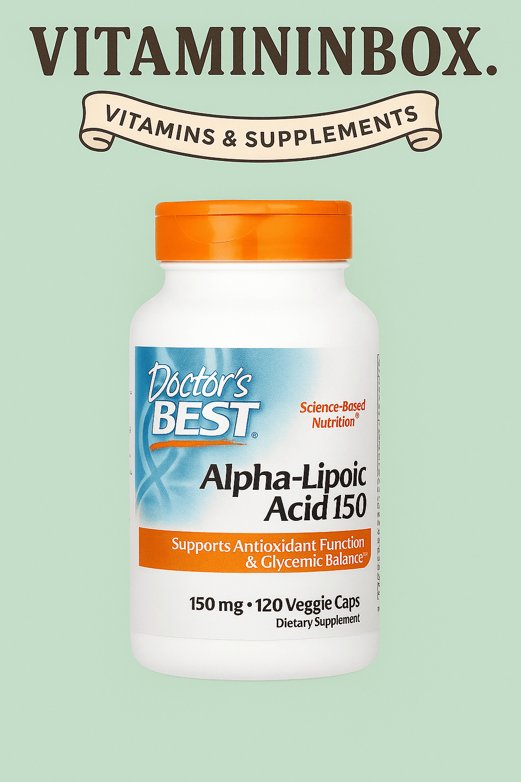 Doctor's Best, Alpha Lipoic Acid 150 mg 120 Veggie Caps
