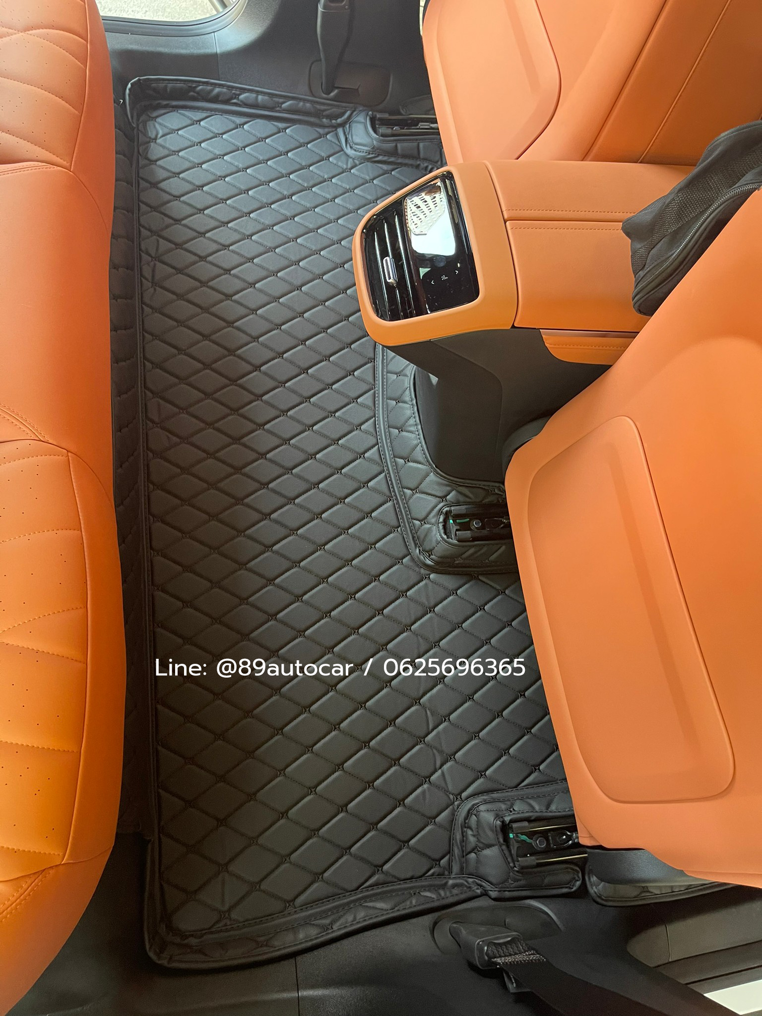 พรมรถยนต์ Changan Deepal S07 เอสโอเซเว่น ปูพรม6D สีดำด้ายดำ 8 ชิ้น