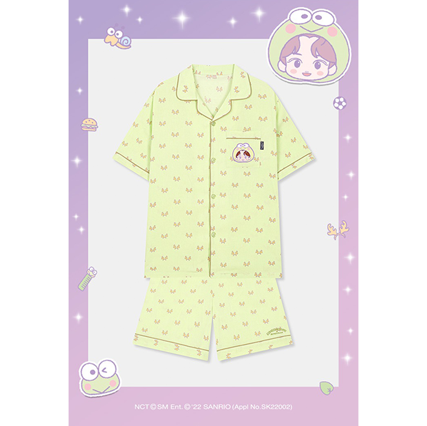 #NCT SUNGCHAN x SANRIO SHORT SLEEVE PAJAMA [GREEN] -เข้าไทย 20-9-22-
