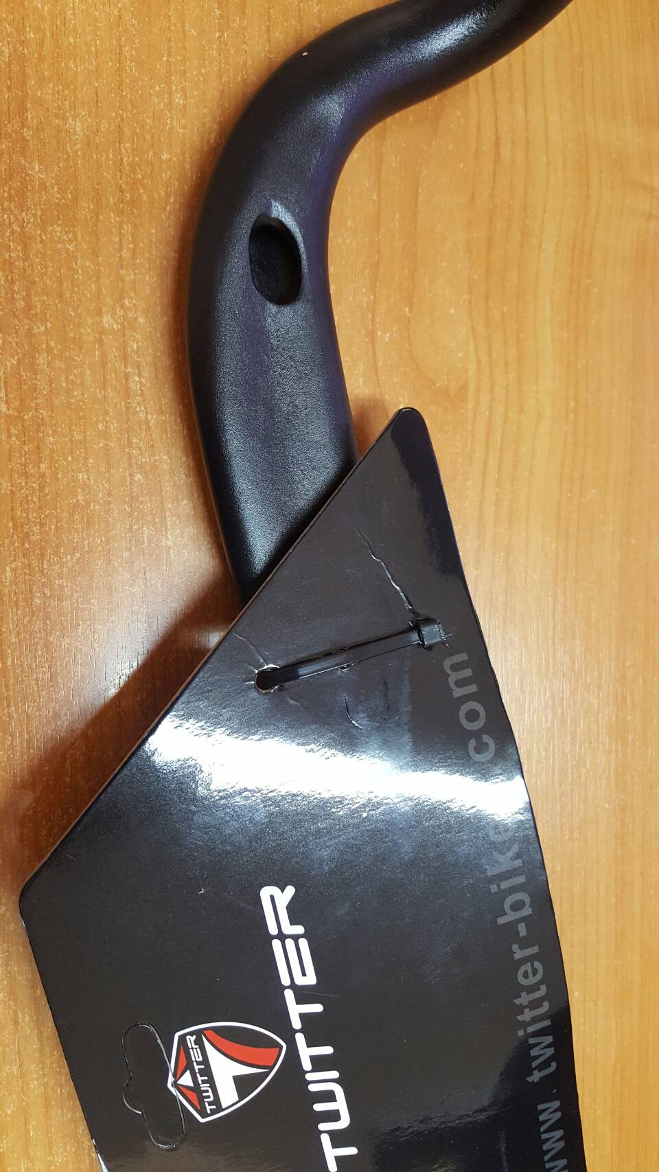 แฮนด์หมอบ Twitter 3D Forged วัสดุอลูมิเนียม Road Alloy Handlebar, Ø31.6 x 420 mm. นน.320 g., S388