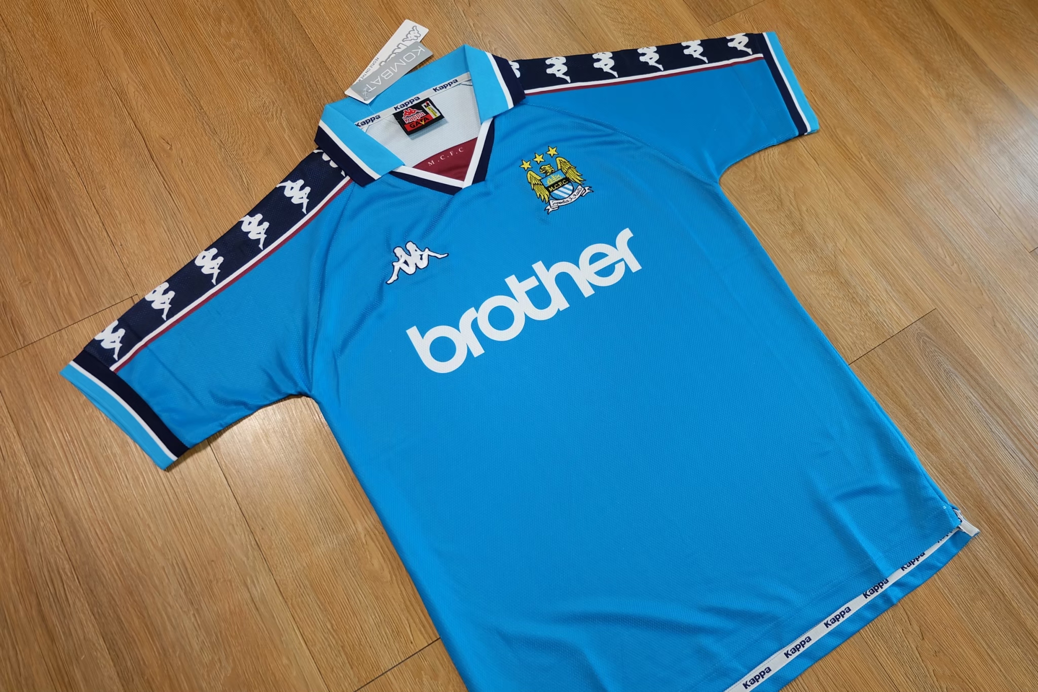 Manchester City 1997/98 Jersey เสื้อแมนซิตี้ย้อนยุค เสื้อบอลย้อนยุค