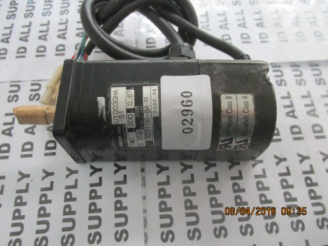 R88M-U10030HA-S1 SERVO MOTOR “ OMRON ”