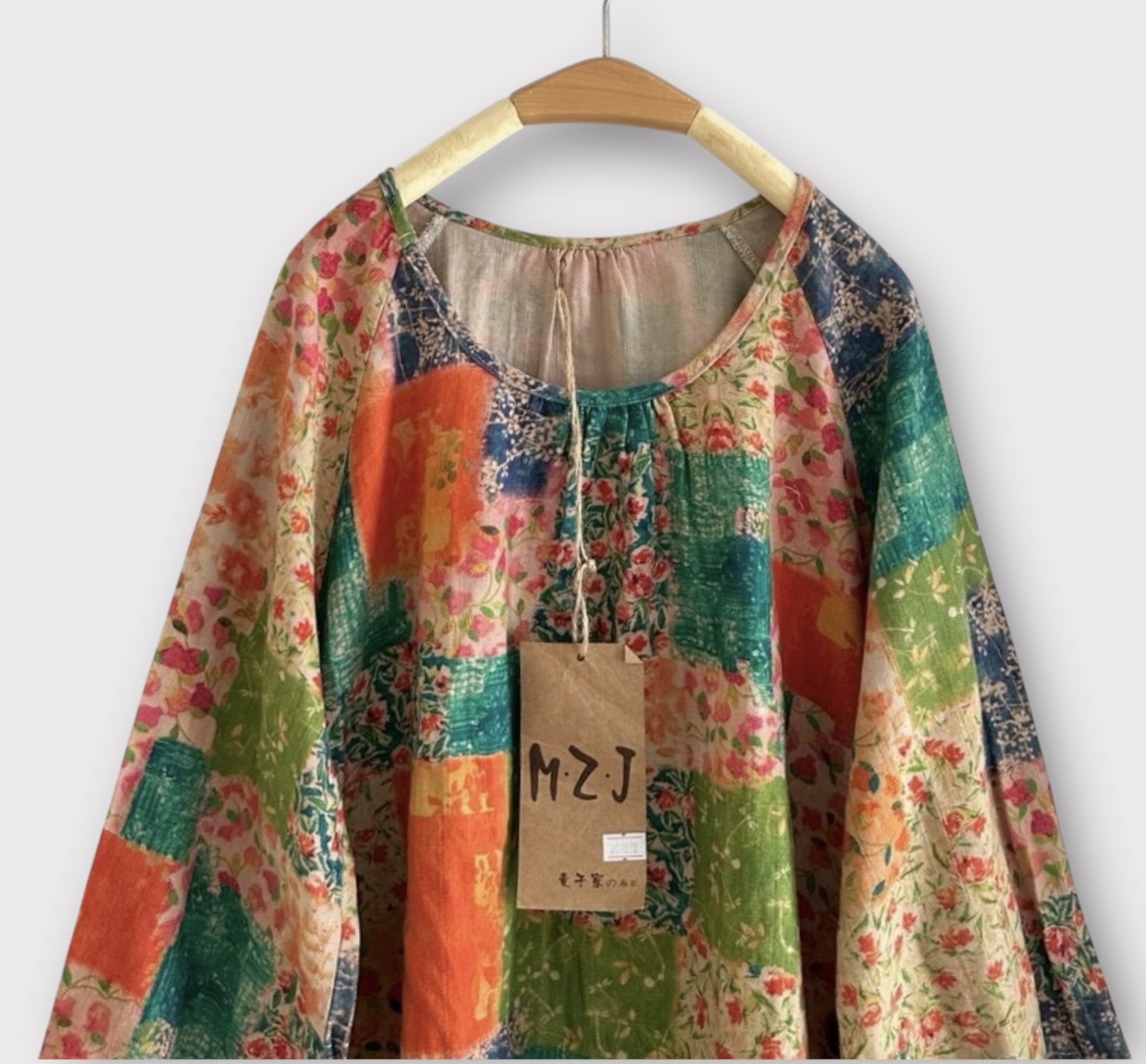 เสื้อผ้าฝ้ายลายpatchork