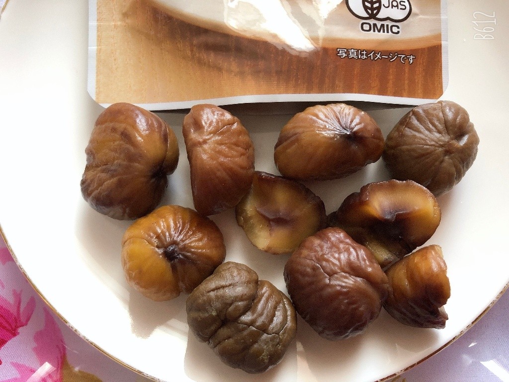 7-11 เกาลัคออแกนิคเซเว่นญี่ปุ่น organic sweet chestnuts 240g (80g×3)