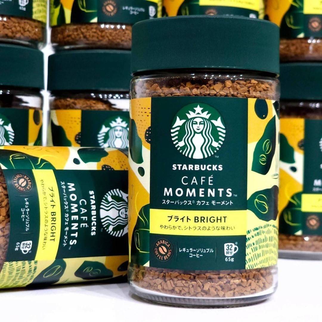 กาแฟ Starbucks CAFE MOMENT BRIGHT and SMOOTH ชงได้ 32 แก้ว
