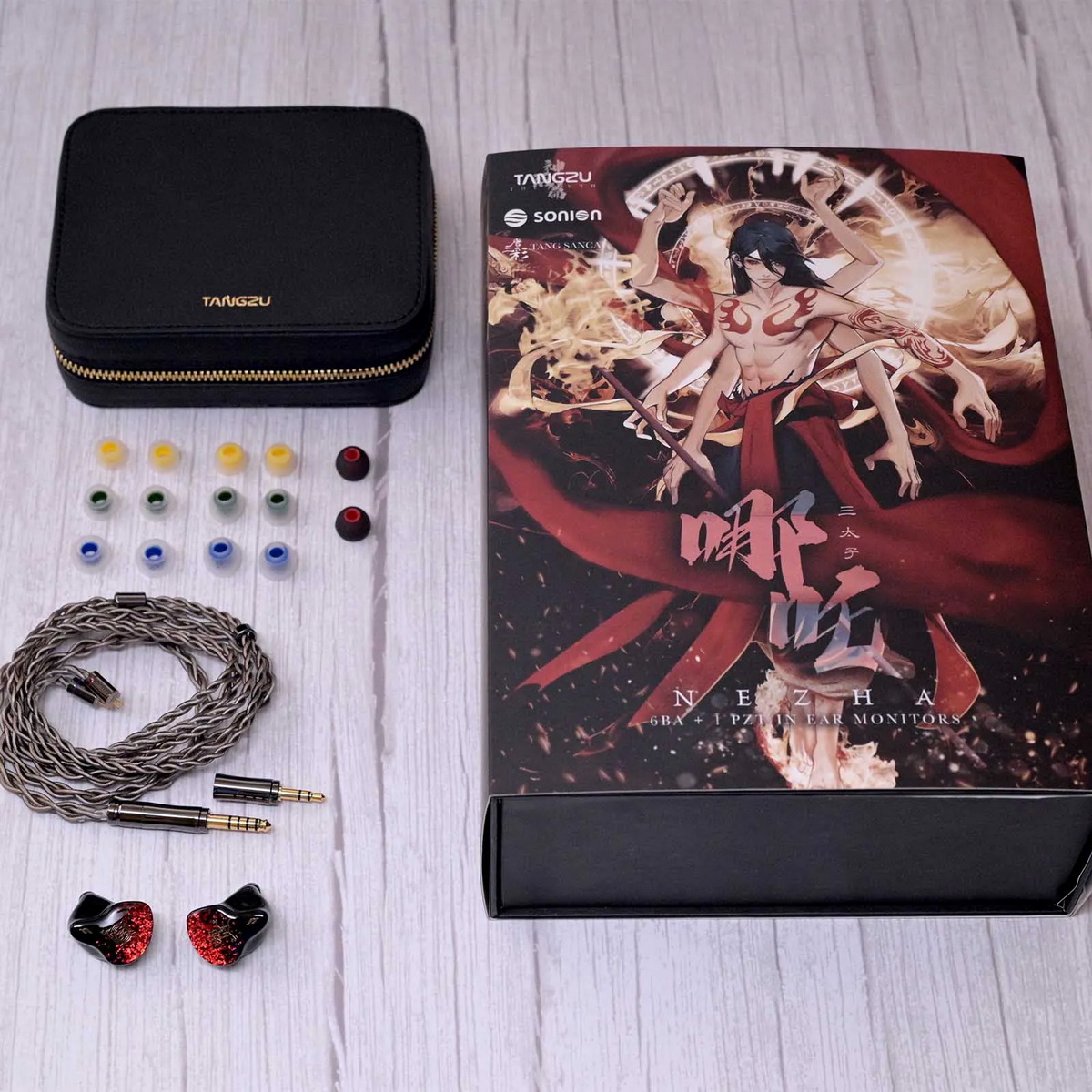 Tangzu Nezha หูฟัง IEMs Hybrid 7 ไดรเวอร์ 6BA+1Electrostatic ประกันศูนย์ไทย