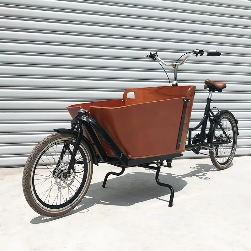 จักรยานสามล้อไฟฟ้า HAND IN HAND SLS-016-5 – บรรทุกได้ 180 กก. | มอเตอร์ 250W/500W | เกียร์ Shimano 6 Speed | สำหรับธุรกิจ & ครอบครัว