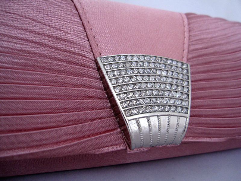 Sale พร้อมส่ง Evening Clutch กระเป๋าออกงาน สีชมพู