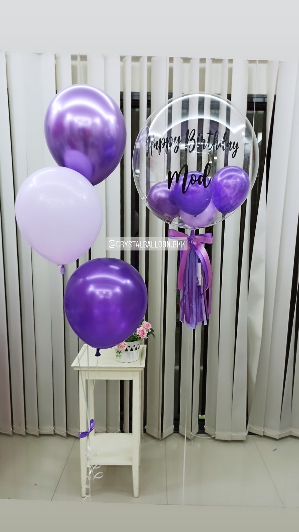 ลูกโป่ง วันเกิด Bubble USA ขนาด 24" พร้อม ช่อลูกโป่ง ช่อ 3 ลูก 1 ช่อ พร้อมตกเเต่ง สามารถเปลี่ยนสีลูกโป่ง/เปลี่ยนข้อความได้