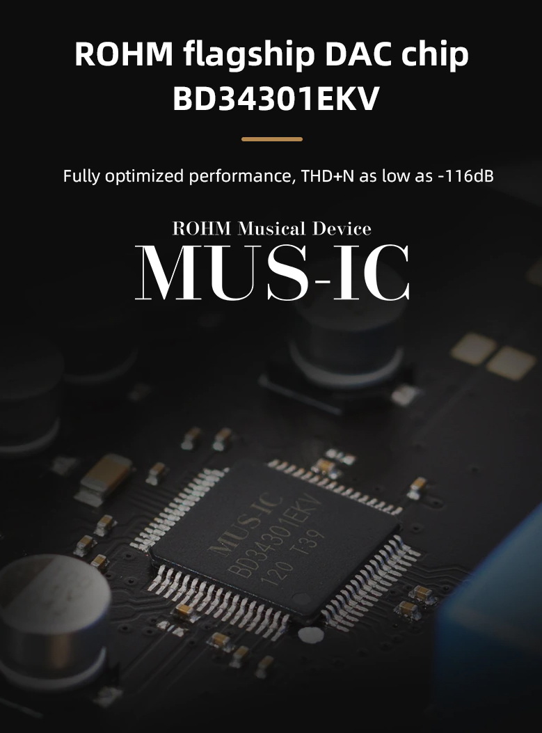 SMSL D300 DAC ตั้งโต๊ะชิป ROHM BD34301EKV ระดับเรือธง ประกันศูนย์ไทย