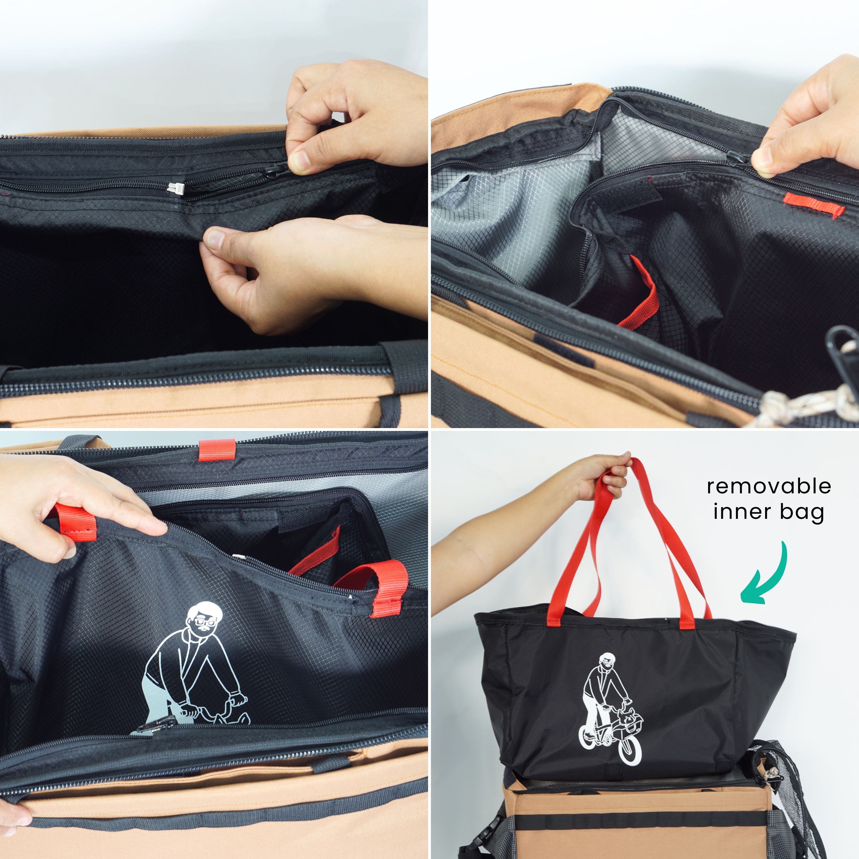 Vincita B209B ตะกร้าใส่สัตว์เลี้ยง CADDY สำหรับจักรยานบรอมตัน