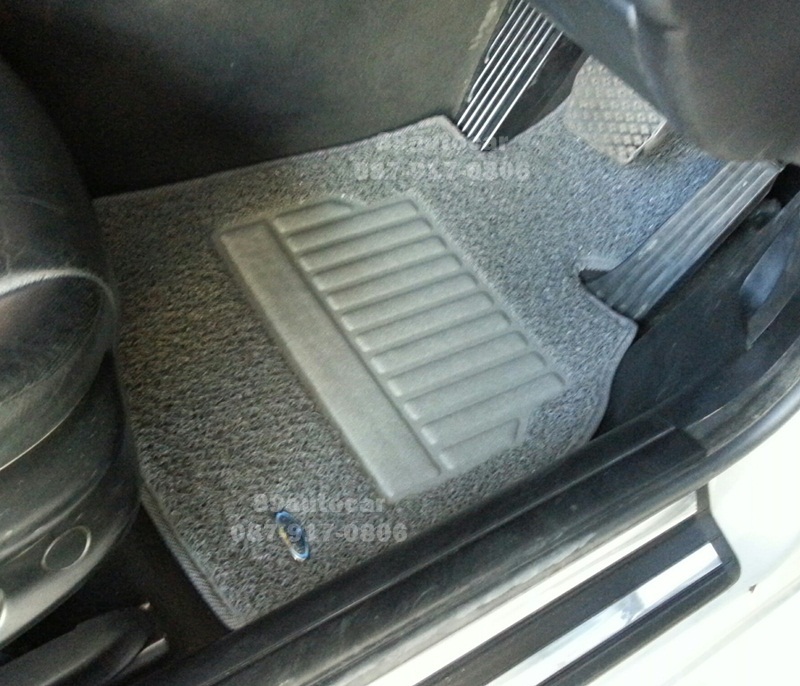 ขายพรมไวนิลปูพื้นรถยนต์เข้ารูป BMW 323 E46 สีเทาขอบเทา