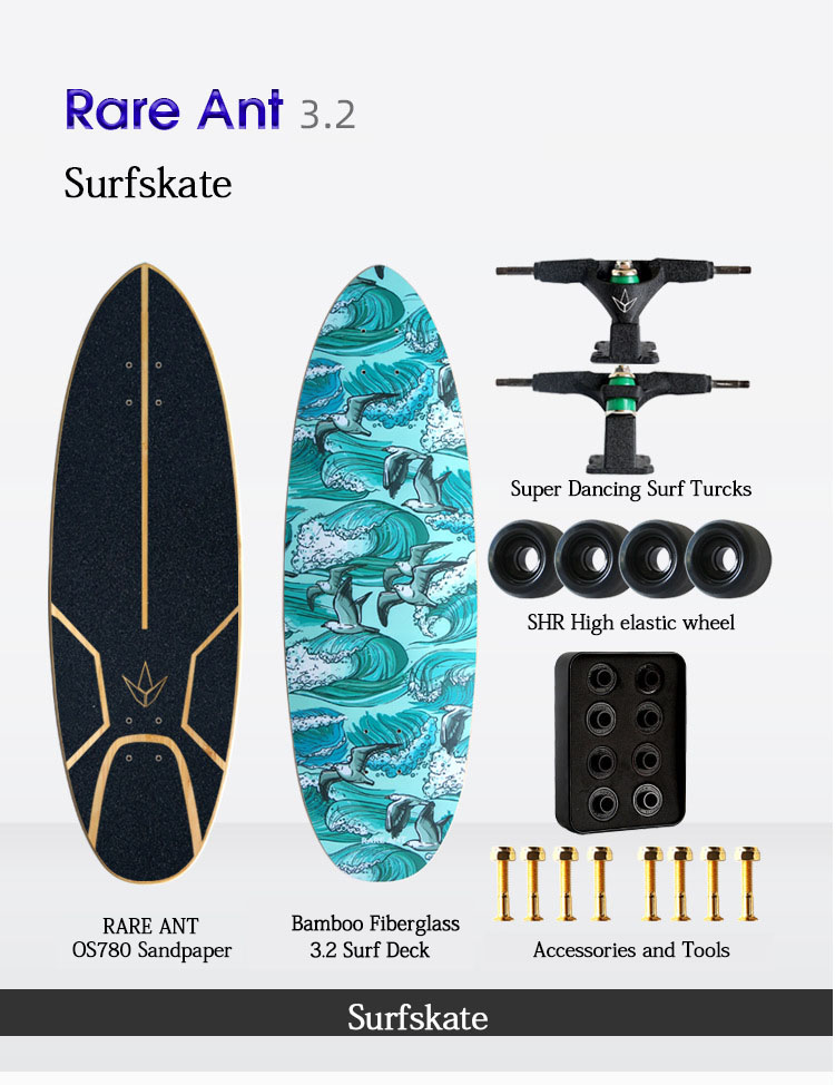 เซิร์ฟสเก็ต RareAnt 3.2TRUCK CX4 Version2 Surfskate 2021