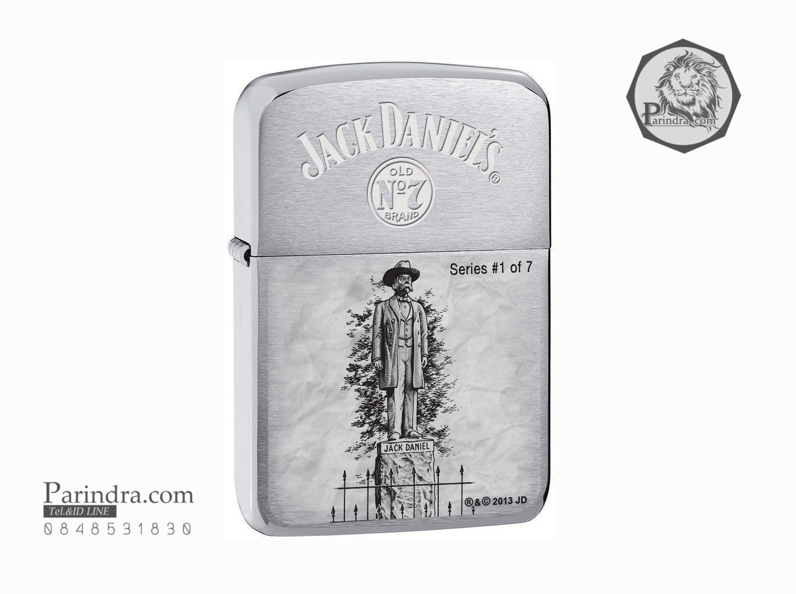 ไฟแช็ค Zippo แท้ ตำนานแห่ง Jack Daniel's ตัว Limited Edition " Jack Daniel's Scenes Lighter Limited, #1 of 7 " #28736 แท้นำเข้า 100%