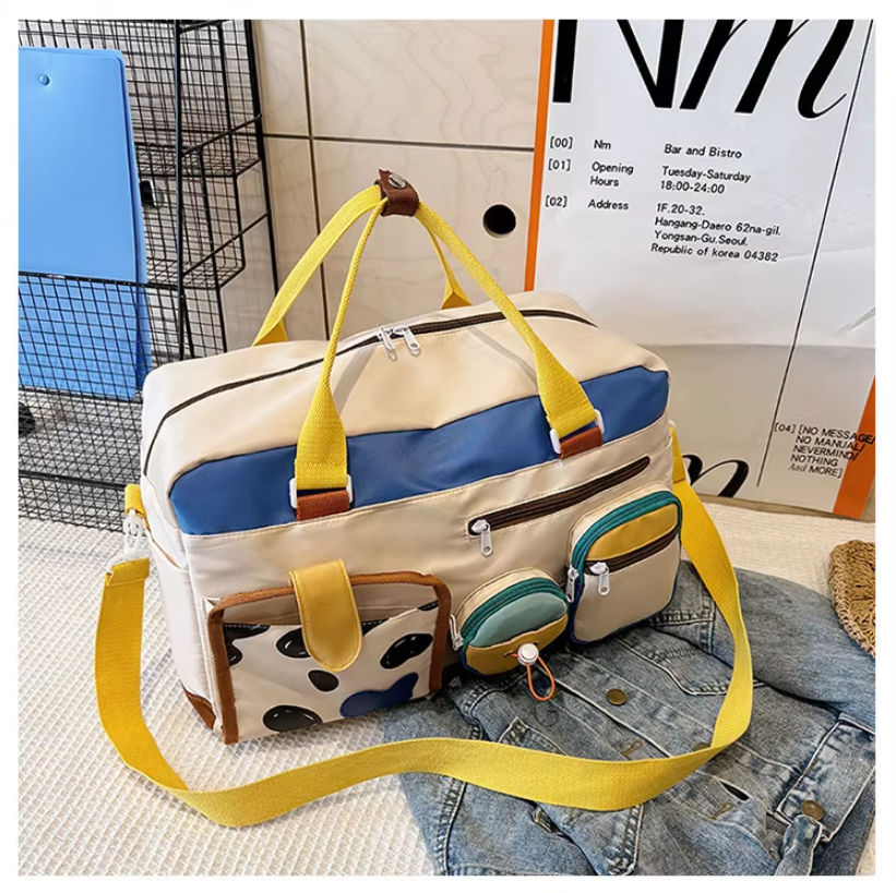 กระเป๋าเดินทางแบบหิ้วพร้อมสายสะพายข้าง รุ่น A-9919 ขนาด ก.47*ส.27*ก้น 22 ซม.