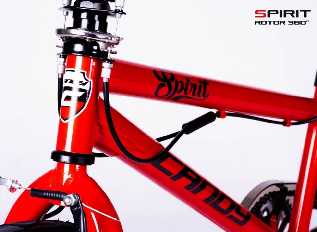 จักรยานบีเอ็มเอ็กซ์ BMX CANDY SPIRIT คอโรเตอร์ หมุนได้ 360องศา เฟรมเหล็ก, TT-038
