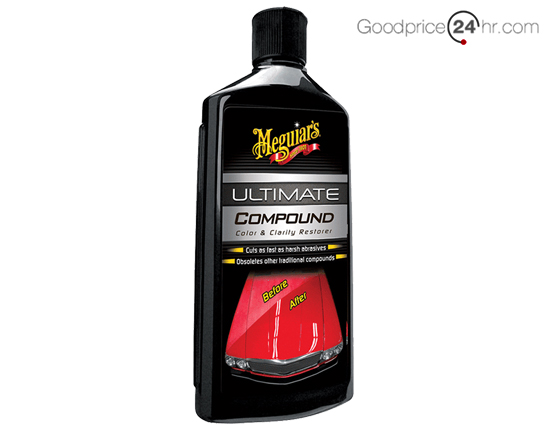 c-219. Meguiar's Ultimate Compound ยาขัดลบรอยขนแมว รอยขีดข่วน ขัดสีรถ