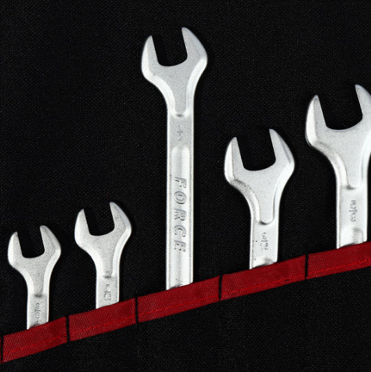 ชุดประแจแหวนข้างปากตาย (12ชิ้น) ฟอร์ซ (FORCE) [หน่วย นิ้ว ] Pn.5121SC (*)
