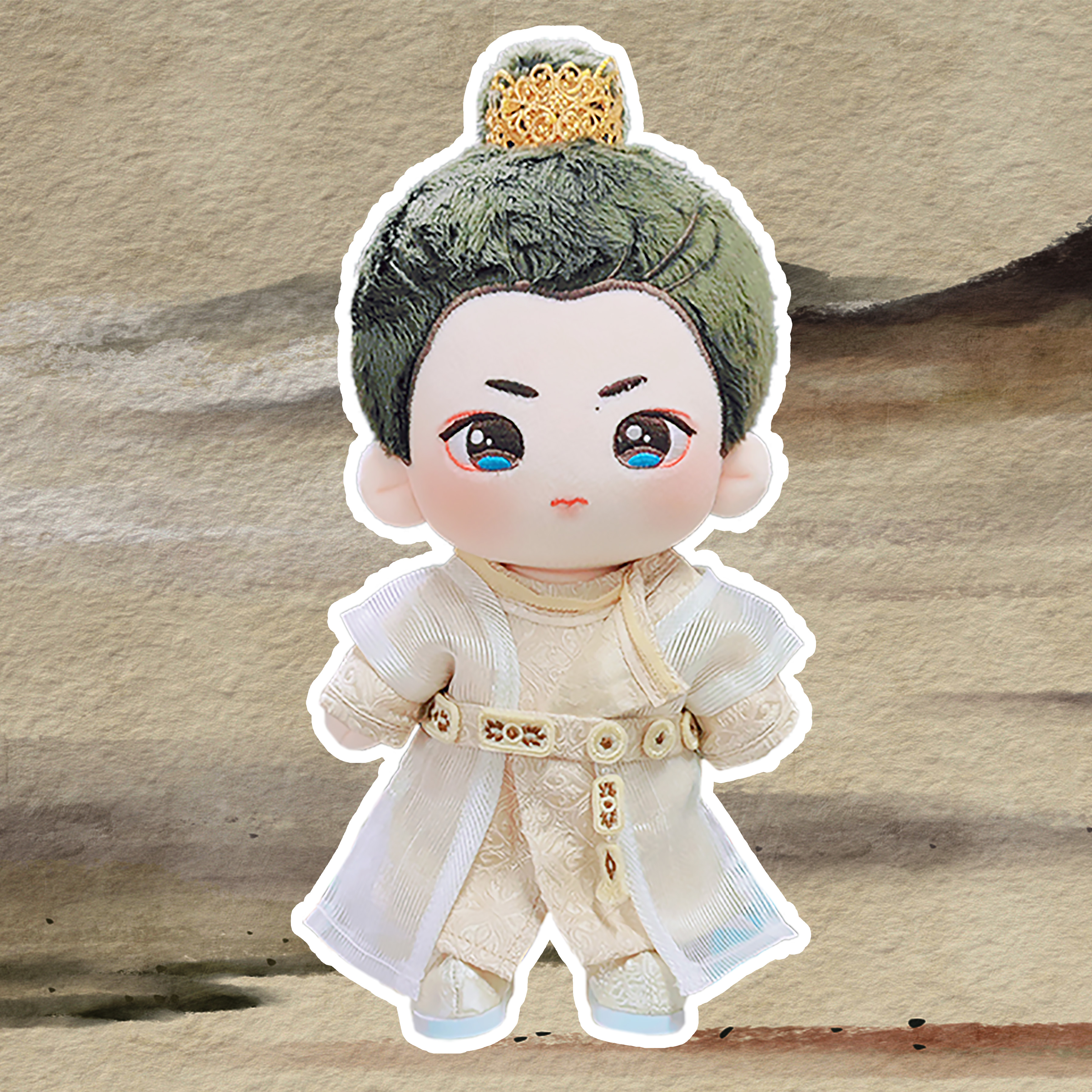 ชุดตุ๊กตา ไป๋หลี่หงอี้ ชุดขาว (20 cm.) จากซีรี่ย์ ตำนานลั่วหยาง