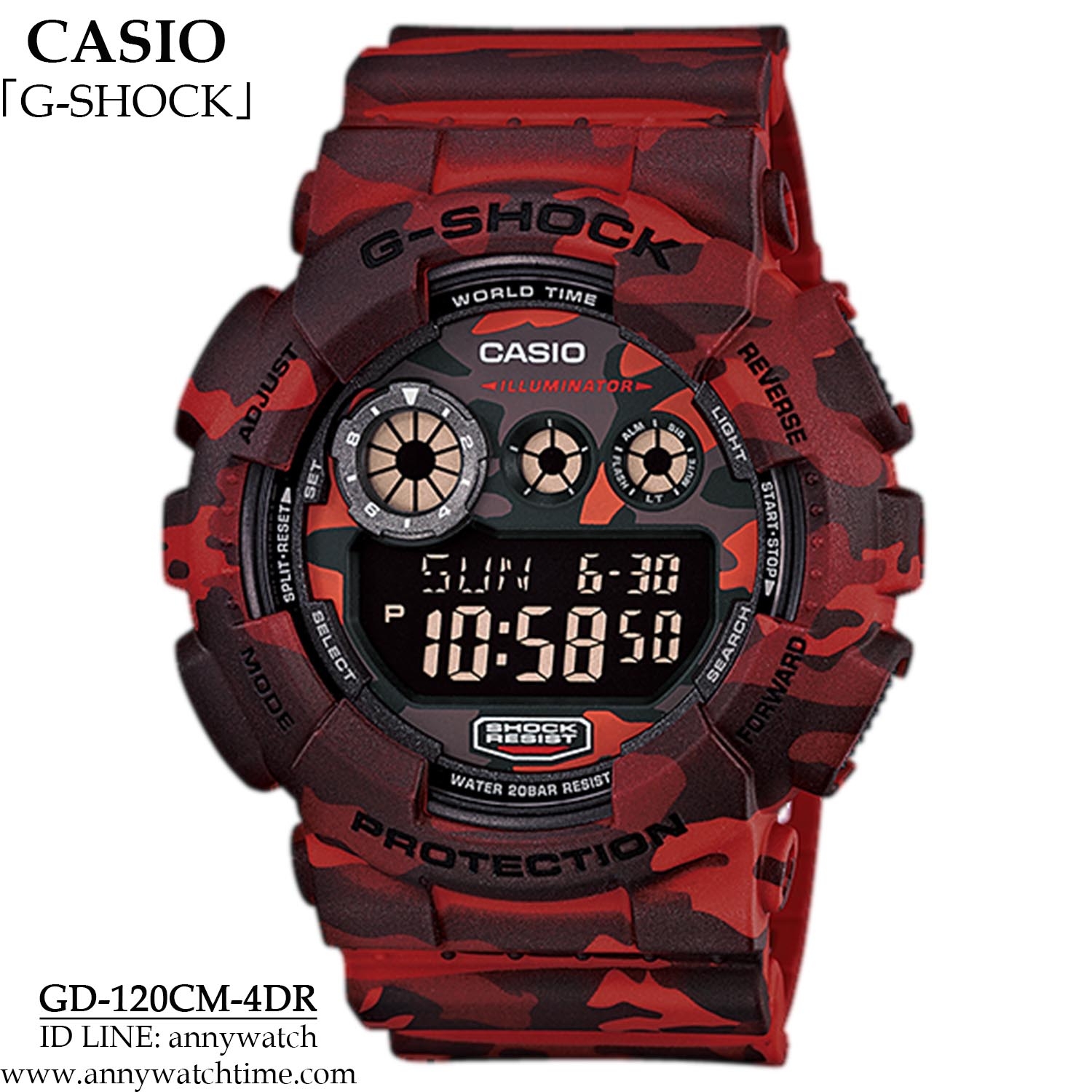 G-SHOCK GD-120CM-4DR
