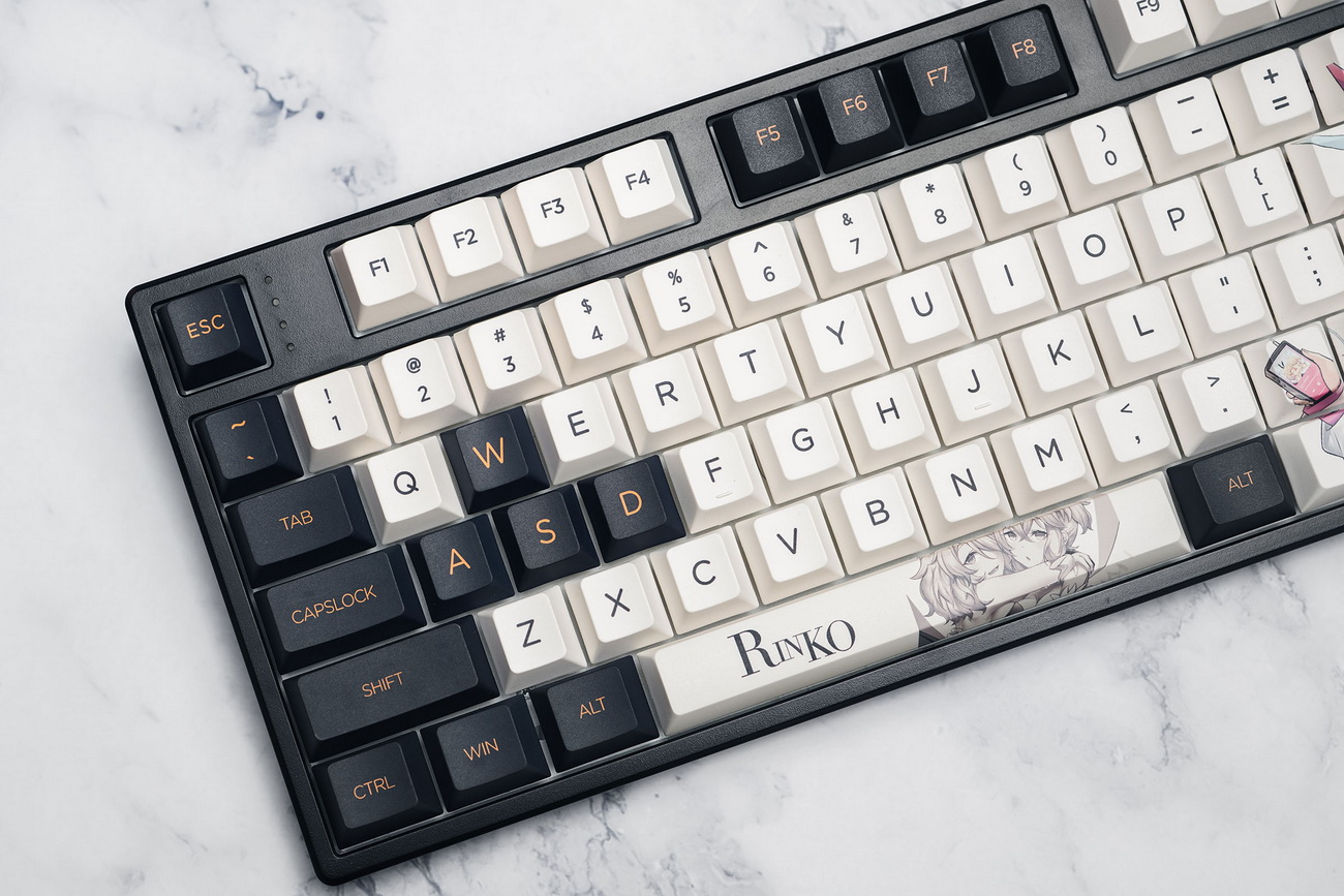 Z Review Rinko Touch ชุดคีย์แคปโปรไฟล์เชอร์รี่