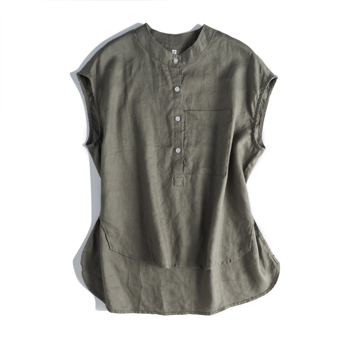 เสื้อแขนล้ำผ้าลินิน