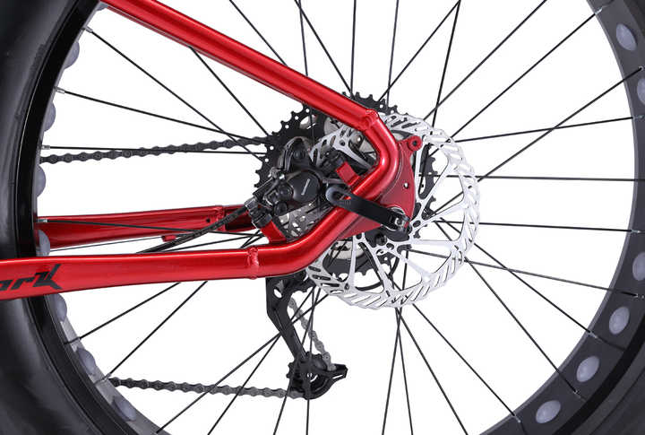 จักรยาน FATBIKE SUNPEED New SPARK ALLOY Frame Snow bike 26 inch*4.9 เบรคน้ำมัน เกียร์ shimano Altus 1*9 speed ปี 2025