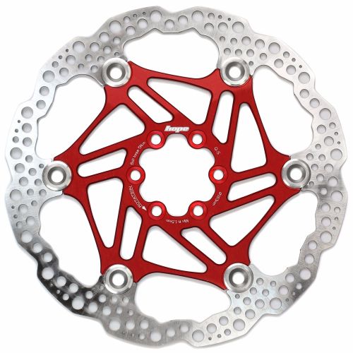 ใบดิสเบรค HOPE DISC ROTORS ,6 รู Laser cut and heat treated, 160MM