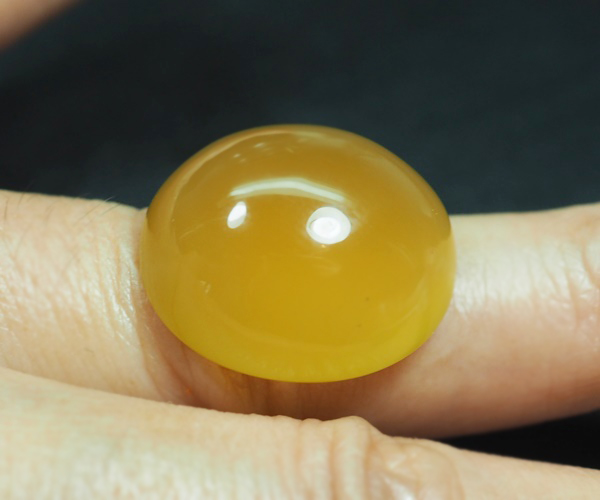 คาลซิโดนีสีเหลือง(Yellow Chalcedony) 25.95 กะรัต