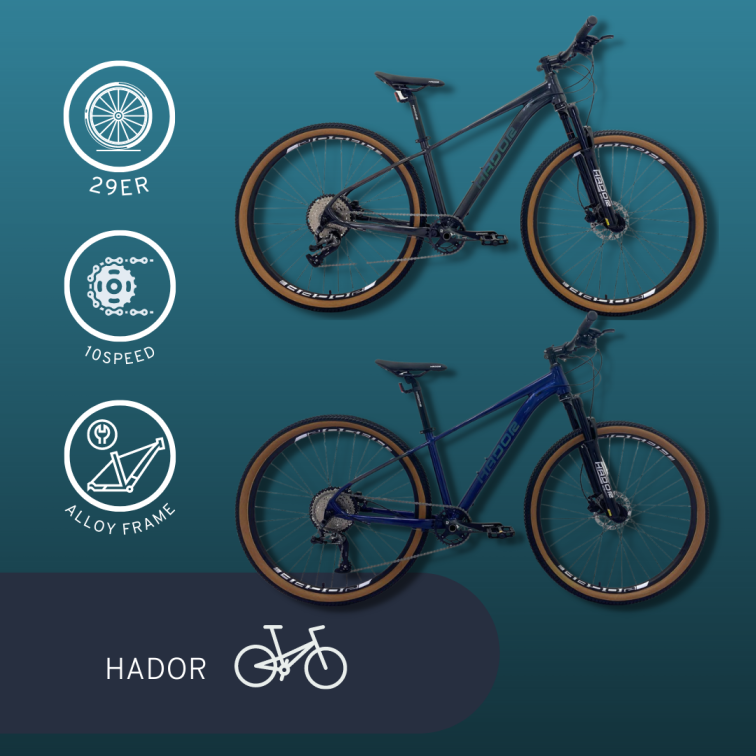 HADOR MA1000 เสือภูเขา เฟรมอลู ล้อ 29 นิ้ว 10speed LTWOO A10 โช๊คลม 2020