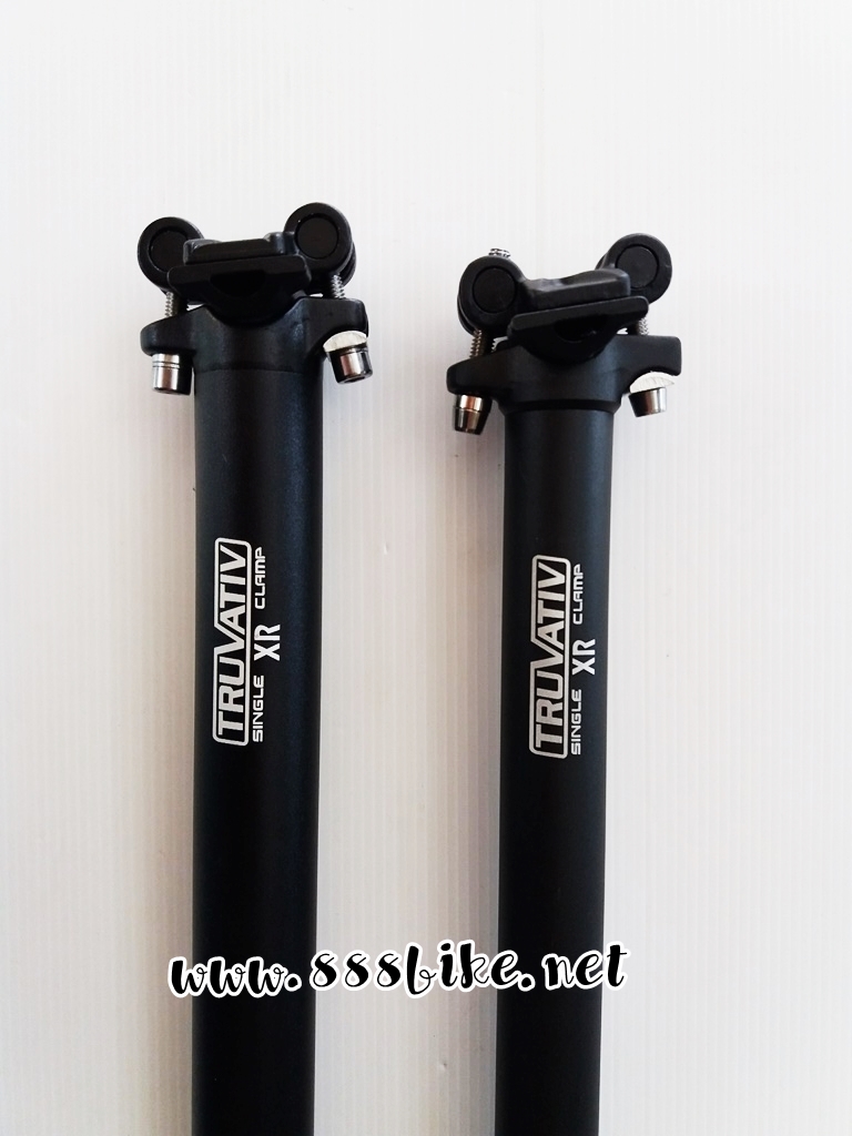 หลักอานอลูมืเนียม TRUVATIV XR สีดำ ยาว 450มม มีขนาด 25.4,27.2,28.6,31.8 ,31.6