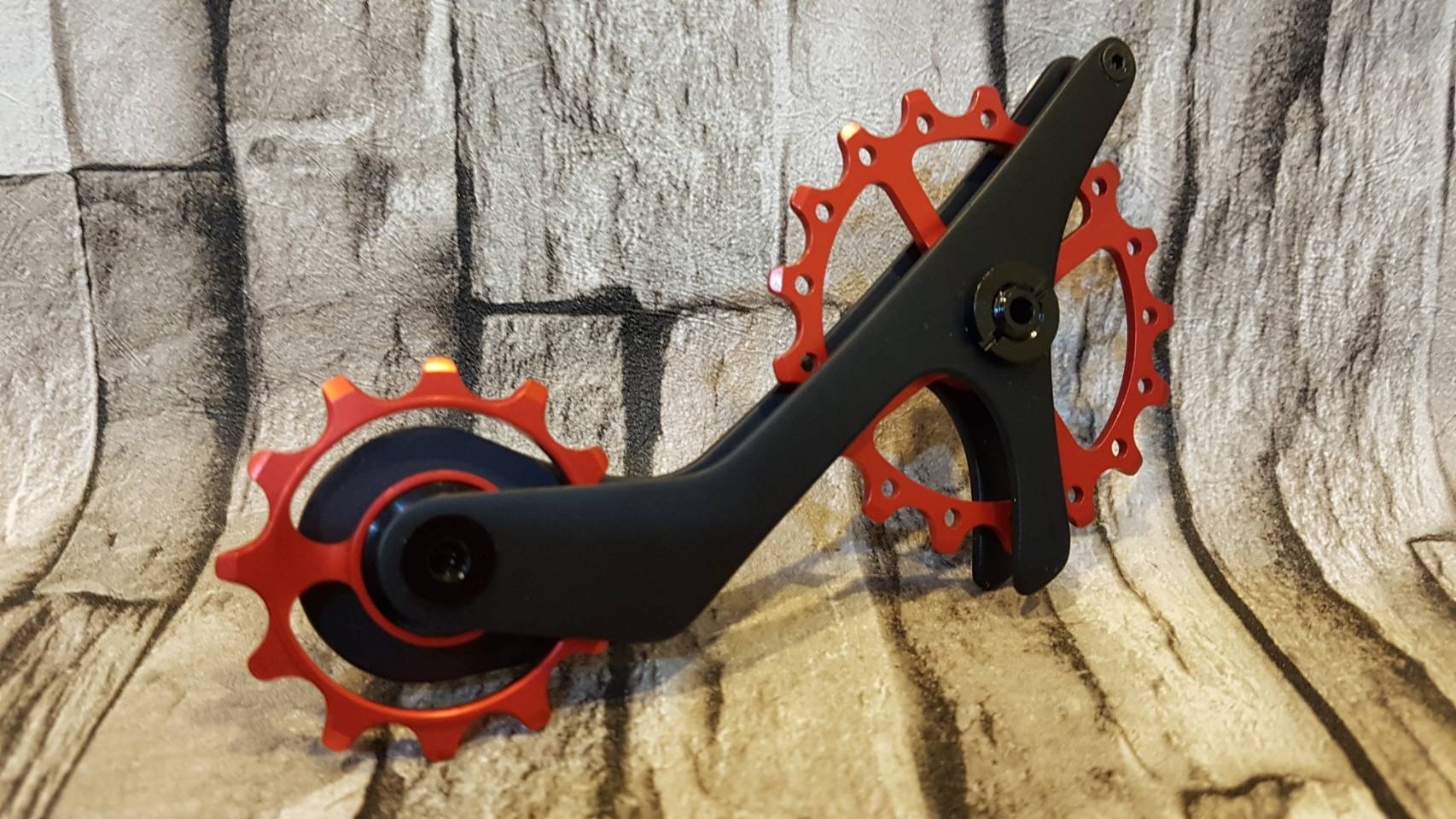 ชุดอัพเกรด ตีนผีแต่ง ลูกรอกตีนผีหลัง DECA 12-17T Carbon Fiber Bicycle Rear Derailleur Pulleys Wheel Ceramic Bearing Bike Jockey Wheel For SHIMANO 9100/9150/R8000/R8050