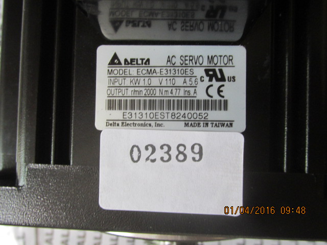 SERVO MOTOR “ DELTA ” รุ่น ECMA-E31310ES