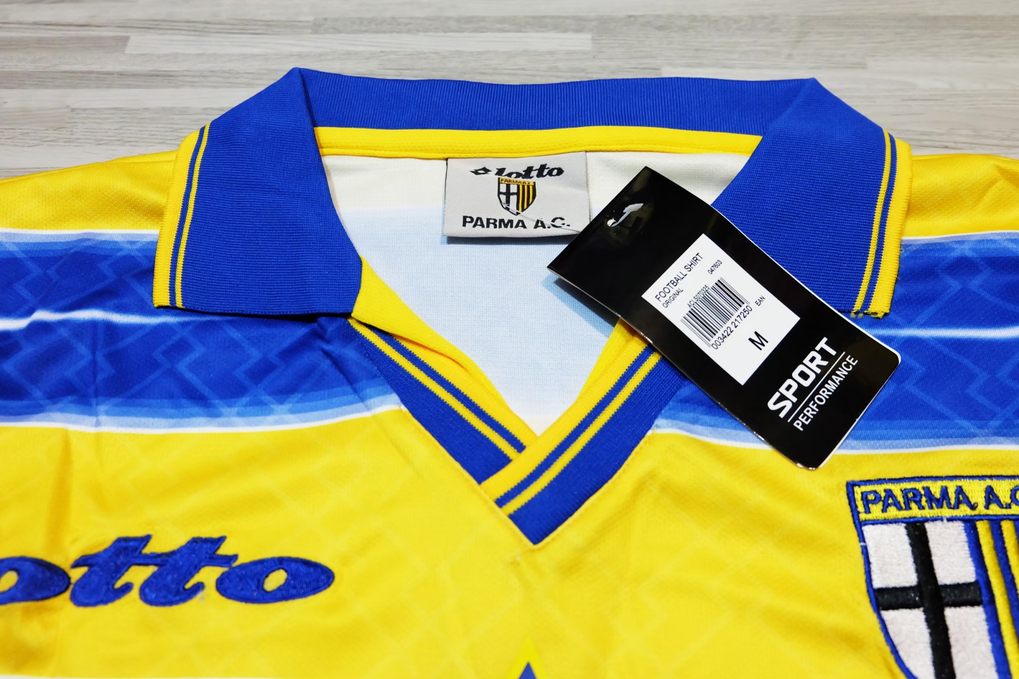 Parma 1998/99 Home Vintage Jersey Buffon เสื้อฟุตบอลปาร์มา เสื้อปาร์มาย้อนยุค Parmalet