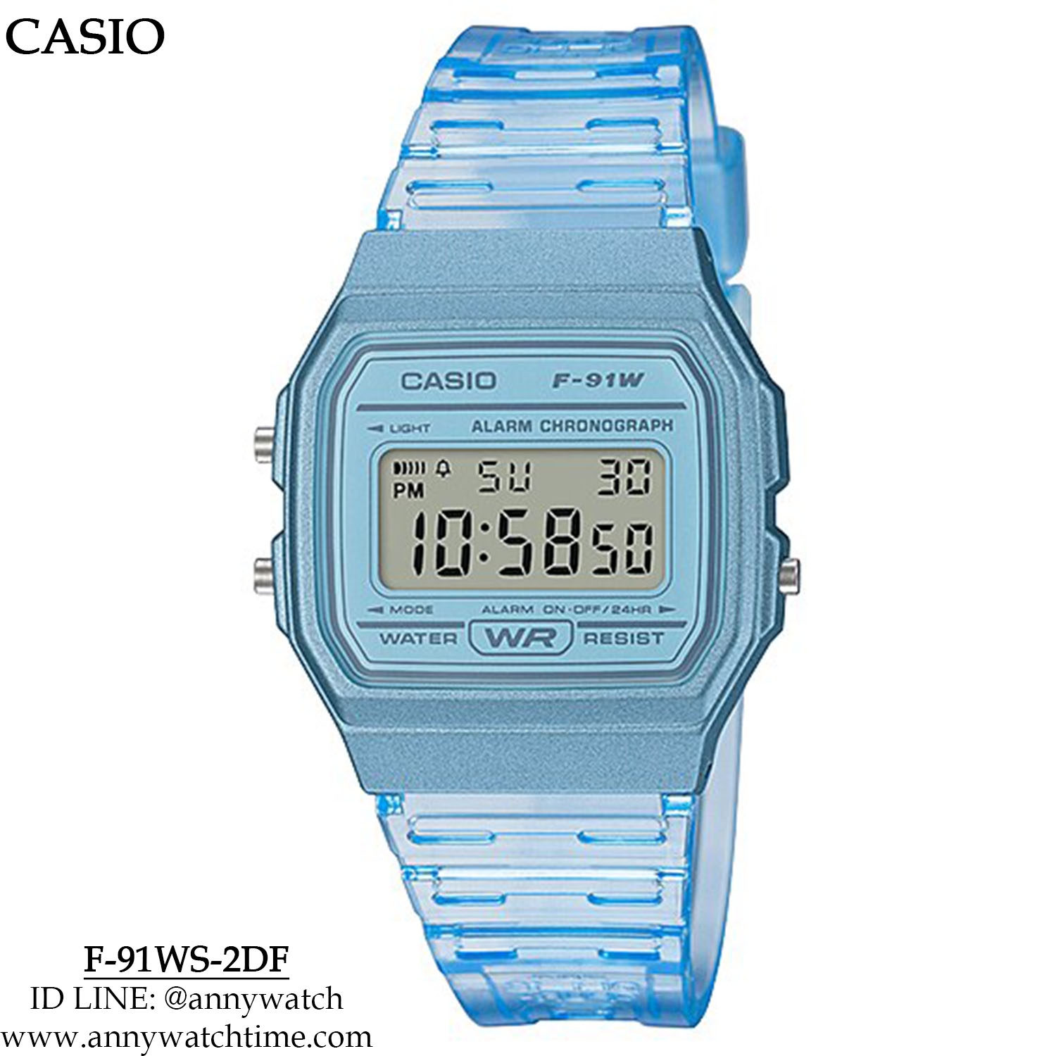 CASIO F-91WS-2DF